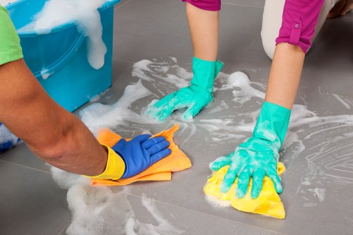 Professional end of tenancy cleaning in a Westkensington flat kitchen