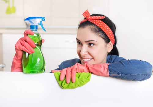 Local office cleaners working in a Westkensington business premises