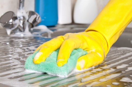 Detailed kitchen and bathroom cleaning before moving into a property in Westkensington