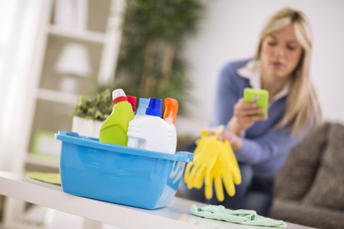 Local Westkensington cleaners preparing a property for final inspection